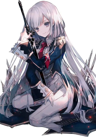 被死神养育的少女胸前怀抱漆黑之剑