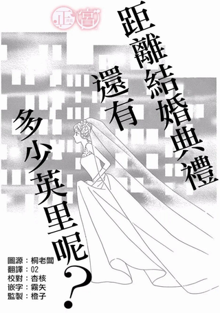 距离结婚典礼还有多少英里呢？