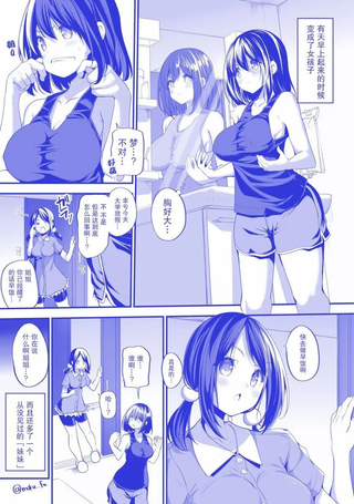 早上起来变成了女孩子