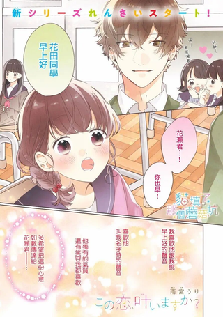 这份恋情能够成真吗？