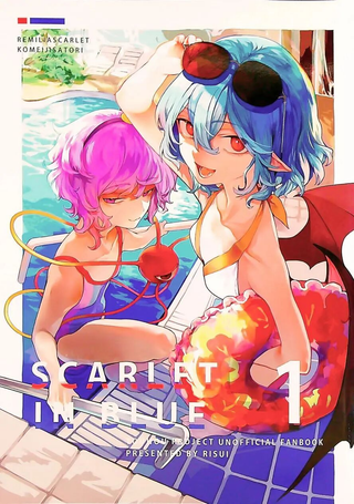 SCARLET IN BLUE