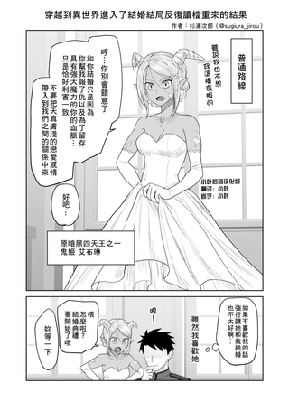 穿越到异世界进入了结婚结局反复读档重来的结果